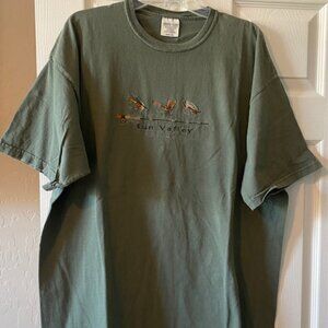 Sun Valley "Tie One On" Green Short Sleeve T-Shirt (XXL)